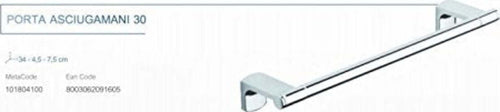 METAFORM---MOVIN'-PORTA-ASCIUGAMANI-30CMIN-OTTONE-CROMATO