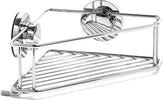METAFORM---NEW-CHROME-2.0 MENSOLA-ANGOLARE-PER-DOCCIA-FISSAGGIO-A-VENTOSA
