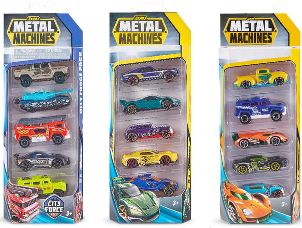 Metal-Machine-Set-5-Veicolo-1:64