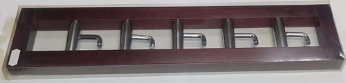METALDECOR---APPENDIABITI-DA-5-POSTI-IN-LEGNO-SCURO---GANCI-CROMATI-500x73x30MM