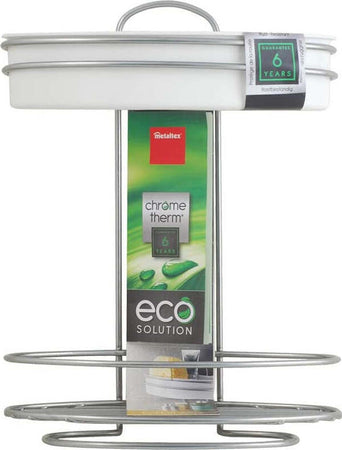 Metaltex serie Orbit Mensola ovale 2 piani Casa e cucina/Organizzazione interni/Porta oggetti cassetti e scaffali/Unità di mensole Scontolo.net - Potenza, Commerciovirtuoso.it