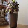 Vaso tondo Meti in plastica da esterno per piante e fiori