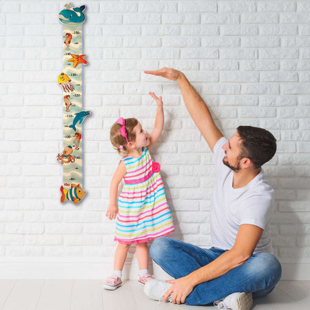 Metro Crescita - Animali Marini Da Muro per Cameretta Bambini Dida