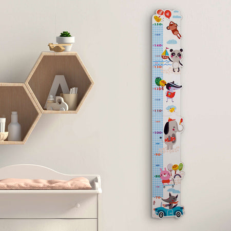 Metro Crescita - Happy Animals Da Appendere Cameretta Bambini Dida