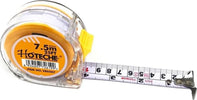 Metro-Flessibile-Misura-7.5-Mt-Ritiro-Automatico-Flessometro-Tasto-Blocco-Hoteche