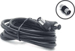 METRONIC---PROLUNGA-TV-1.5MT-M/F-9.52MM-+ADATTATORE-NERO