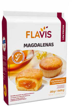 Mevalia flavis magdalenas merenda aproteica 200g