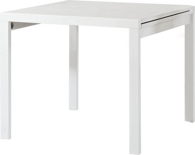 MEYER---tavolo-da-pranzo-moderno-allungabile-a-libro-frassinato-90x90/180-Bianco-Milani-Home