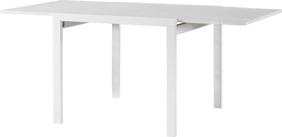 MEYER---tavolo-da-pranzo-moderno-allungabile-a-libro-frassinato-90x90/180-Bianco-Milani-Home