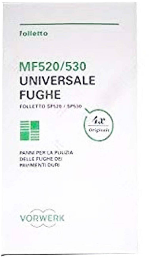 MF520/530 Panni Originali Universali MF 520 - MF 530 per pulire le Fughe SP 520/530 Folletto Vorwerk Set 4 Panni