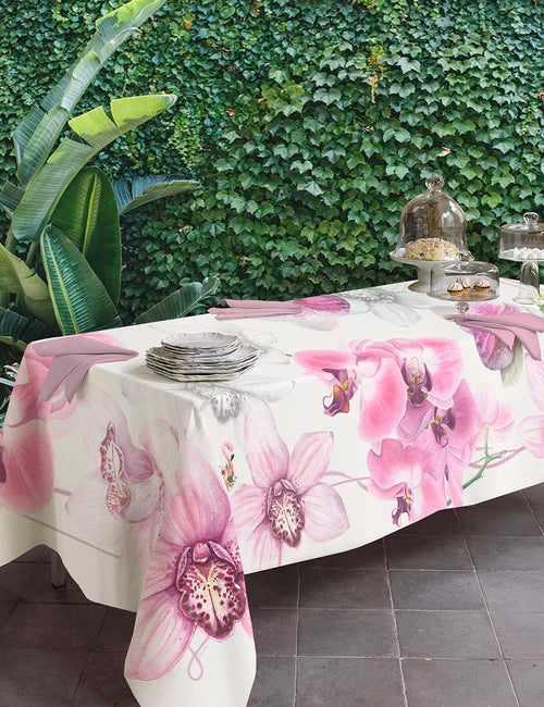Tovaglia x 8 Tessitura Randi Orchidea 150 X 220 CM 100% CO