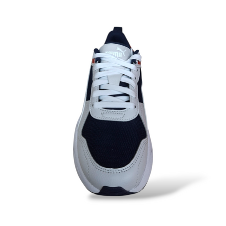 Puma Trinity Sneakers Ragazzo Bianco Blu Rosso – Stile Running con Lacci | Taglie 36-39