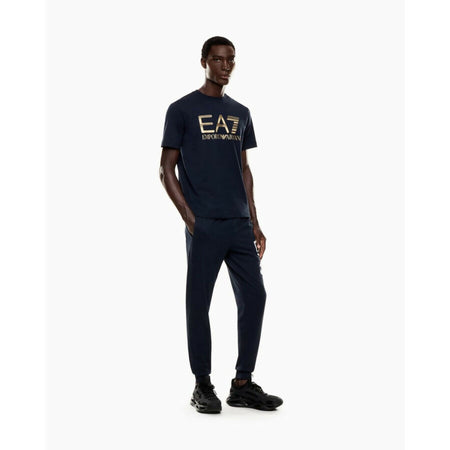 Emporio Armani T-Shirt Uomo Logo Series in Cotone Con Maxi Logo