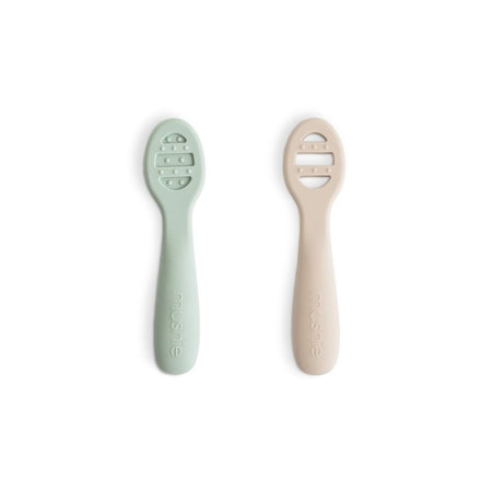 Set 2 Cucchiai Prima Pappa Mushie Solid Silicone