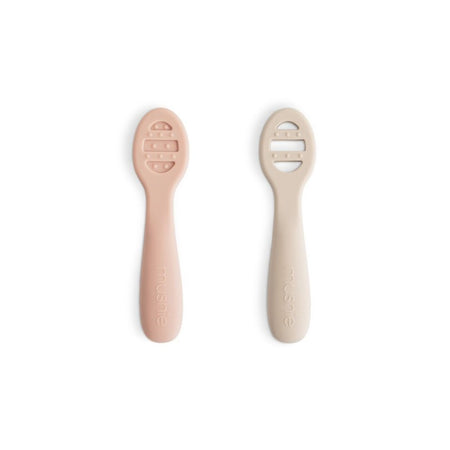 Set 2 Cucchiai Prima Pappa Mushie Solid Silicone