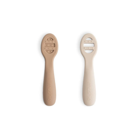 Set 2 Cucchiai Prima Pappa Mushie Solid Silicone