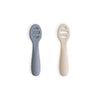 Set 2 Cucchiai Prima Pappa Mushie Solid Silicone