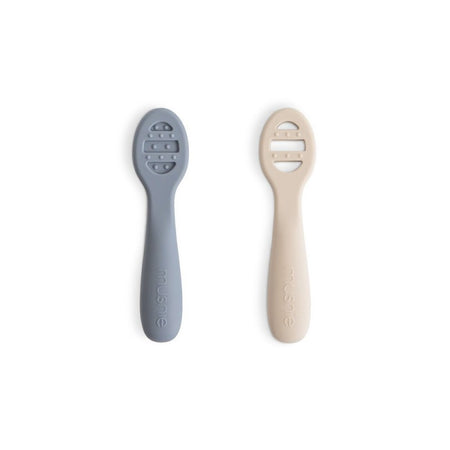 Set 2 Cucchiai Prima Pappa Mushie Solid Silicone