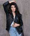 Mia---Chiodo-Donna-oversize-Nero-in-vera-pelle