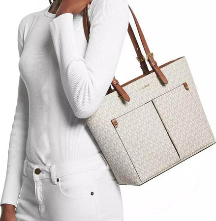 Michael-Kors-Jet-Sest-Travel-Borsa-media-con-doppia-tasca-in-non-pelle-Vegana-(Vaniglia)-35F3GTVT3B-149