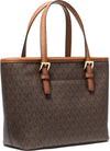 Michael-Kors-Jet-Set-Brown-Signature-Xs-Carryall-Top-Zip-Crossbody-Tote-Handbag-35T9GTVT0B-03