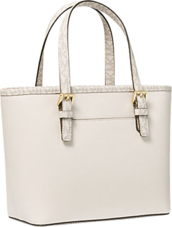 Michael-Kors-Jet-Set-Light-Cream-Leather-XS-Carryall-Top-Zip-Tot-35H3GTVT0L-2