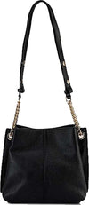 MICHAEL-KORS-Michael-Kors-Borsa-a-Mano-Teagen-Nera-Donna-Pelle-Saffiano-Mod.-35T0GXZL5L-da-donna