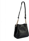 MICHAEL-KORS-Michael-Kors-Borsa-a-Mano-Teagen-Nera-Donna-Pelle-Saffiano-Mod.-35T0GXZL5L-da-donna