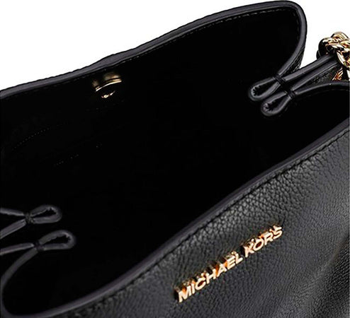 MICHAEL-KORS-Michael-Kors-Borsa-a-Mano-Teagen-Nera-Donna-Pelle-Saffiano-Mod.-35T0GXZL5L-da-donna