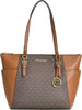 MICHAEL-Michael-Kors-Borsa-tote-Charlotte-grande-con-logo-e-cerniera-superiore-in-pelle
