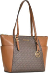 MICHAEL-Michael-Kors-Borsa-tote-Charlotte-grande-con-logo-e-cerniera-superiore-in-pelle
