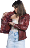 Michelina---Giacca-Donna-Bordeaux-in-vera-pelle