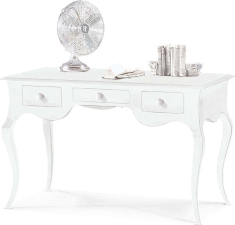 MICHELLE---scrivania-in-legno-massello-150x75x80-Bianco-Milani-Home