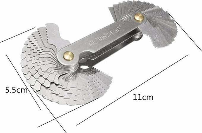 Micro-Calibro-52-Lame-Metriche-55-60-filettatura-Da-0,25a-6-Mm-Tools