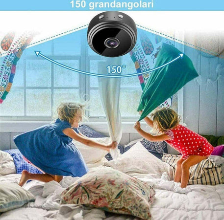 Telecamera Wifi Mini Mini Telecamera WiFi HGYGHO 1080P - Microcamera Segreta Con Caricatore Per Sorveglianza Casa Telecamera Spia Caricabatterie - Foto 5