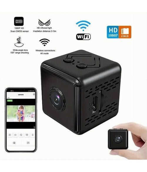 Micro Camera 1080p Hd Wifi Mini Ip Telecamera Nascosta Videocamera Magnetica X9