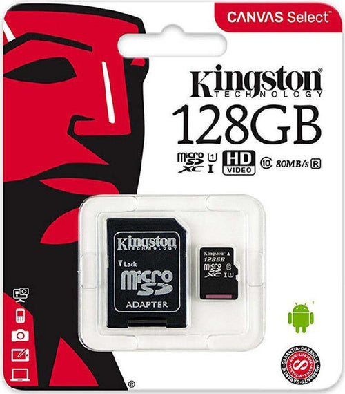 Micro Sd Card 128gb Classe 10 128 Gb Kingston Scheda Memory Card Per Cellulare Informatica e Videogiochi > Archiviazione Dati > Schede Memoria SD Trade Shop italia - Napoli, Commerciovirtuoso.it