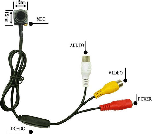 MICRO TELECAMERA MINI CAMERA A COLORI CAM SPIA SPY CON MICROFONO PER AUDIO Fai da te/Sicurezza e protezione/Sistemi di sicurezza domestica/Kit video per la sicurezza domestica/Videocamere di sorveglianza/Microcamere spia Trade Shop italia - Napoli, Commerciovirtuoso.it