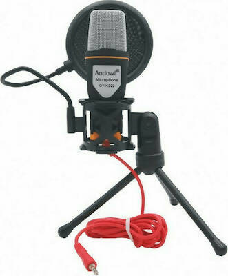 Microfono 3,5 mm a condensatore professionale per pc - smarphone con supporto per registrazioni e piastra antirumore, registrazione vocale conferenze ,canto, youtube, skype e gaming. Strumenti Musicali/Microfoni/A condensatore TradeKard - Acerra, Commerciovirtuoso.it