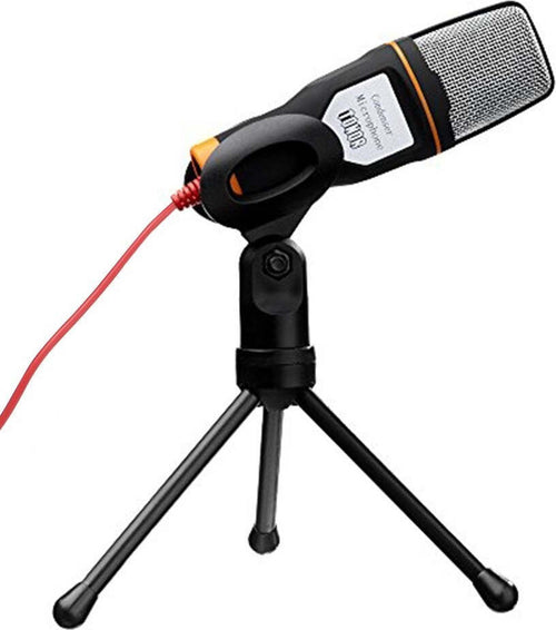 MICROFONO A CONDENSATORE CON SUPPORTO PER REGISTRAZIONE VOCALE CONFERENZE CHAT Strumenti Musicali/Microfoni/A condensatore Trade Shop italia - Napoli, Commerciovirtuoso.it