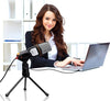 MICROFONO A CONDENSATORE CON SUPPORTO PER REGISTRAZIONE VOCALE CONFERENZE CHAT Strumenti Musicali/Microfoni/A condensatore Trade Shop italia - Napoli, Commerciovirtuoso.it