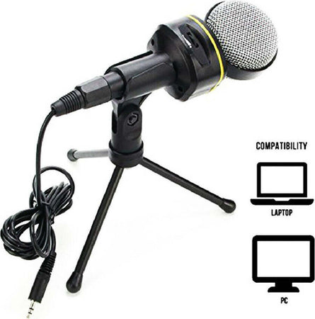 Microfono A Condensatore Da Tavolo Audio Qy-930 Con Supporto Treppiede Pc Laptop Strumenti Musicali/Microfoni/A condensatore Trade Shop italia - Napoli, Commerciovirtuoso.it