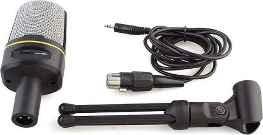 Microfono A Condensatore Treppiede Da Tavolo Cavo Jack Pc Notebook Chat Qy920 Elettronica e telefonia > Accessori Audio e Video > Microfoni Trade Shop italia - Napoli, Commerciovirtuoso.it