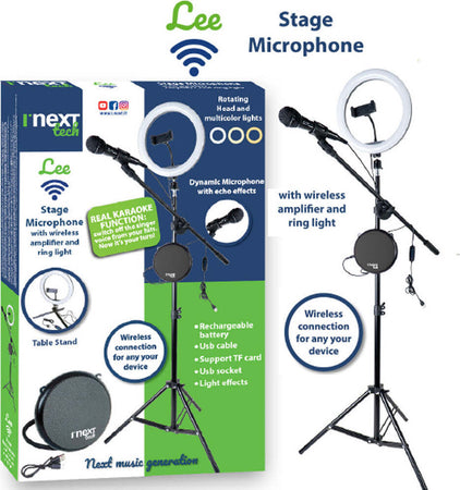 Microfono-Amplificatore-Ring-Light-Lee-I'Next