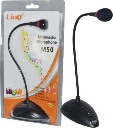 Microfono-Da-Scrivania-Tavolo-Ufficio-Multimediale-Linq-M50