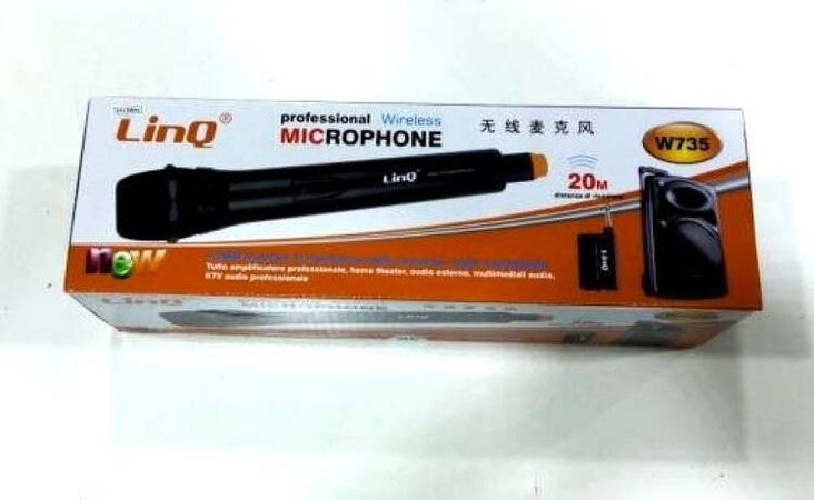 MICROFONO DINAMICO LINQ W735 UNIDIREZIONALE CAVO JACK SENZA FILI WIRELESS Strumenti Musicali/Microfoni/Wireless Trade Shop italia - Napoli, Commerciovirtuoso.it