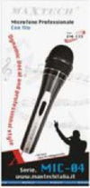 Microfono Dinamico Unidirezionale 18cm Cavo 2mt Xlr-jack On/off Karaoke Maxtech Mic-04 Elettronica e telefonia > Accessori Audio e Video > Microfoni Trade Shop italia - Napoli, Commerciovirtuoso.it