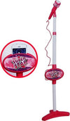 Microfono-Giocattolo-Con-Asta-Luci-Ed-Effetti-Collegamento-Per-Lettore-Musicale