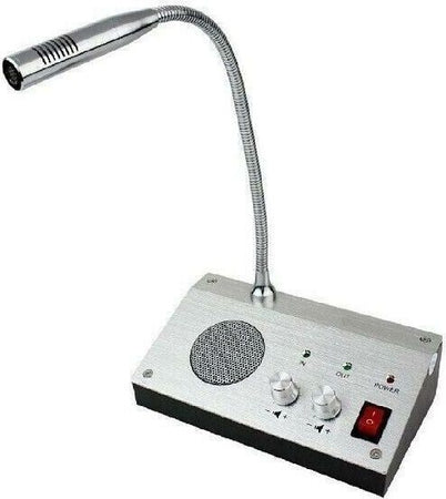 MICROFONO-INTERFONO-PROFESSIONALE-DA-TAVOLO-2-VIE-CASSA-ESTERNA-PER-UFFICIO