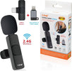 Microfono Lavalier Con Clip Colletto Bavero Wireless 2.4g Con Ricevitore 20m W738 Elettronica/Foto e videocamere/Accessori/Accessori per videocamera/Microfoni esterni Trade Shop italia - Napoli, Commerciovirtuoso.it